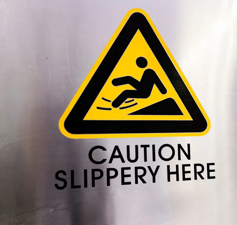 Caution sign